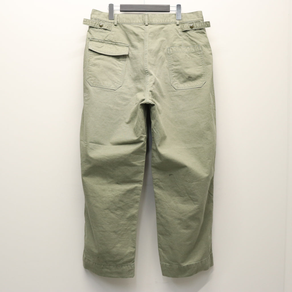 REPAIRED USAF MECHANIC PANTS #AGED SAGE GREEN [BW252-RUMP]