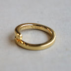 Square Ring -Thin- -Gold- #GOLD [XOR088G]