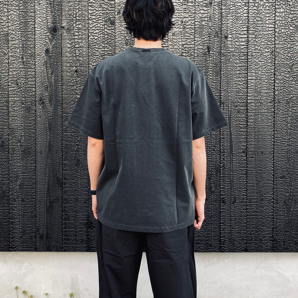 DYED POCKET HALF SLEEVE TEE #DARK GREY [HOD26-01-TS002]