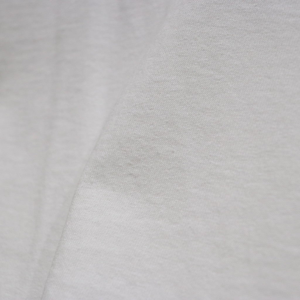 WASHED HEAVY WEIGHT CREW NECK T-SHIRT ( TYPE-12 ) #WHITE [25SS-WMT-WT12]