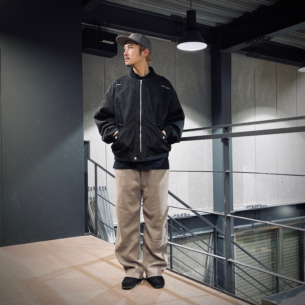 DBL KNIT JOG PANTS #CHARCOAL [CES27PT20]