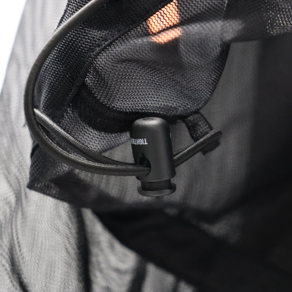 LABEL LOGO SHEER PARKA #Black [SS26-JK06]