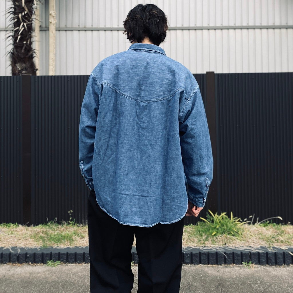 BRIGHT DENIM SHIRTS #USED WASH [S2621102]