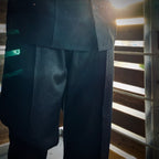 褶襉長褲（2 型）#黑色 [WMGP-WMP-TR05]