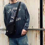 U.S. AIR FORCE EAGLE SWEATSHIRT AGED #AGED BLACK [BW252-UAES]