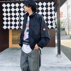 UL RIP STOP ZIP JACKET #BLACK [CES29JK23]