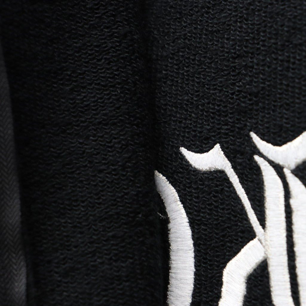 HEAVY WEIGHT FULL ZIP HOODED SWEAT SHIRT ( TYPE-2 ) #BLACK [25FW-WMC-SS02]