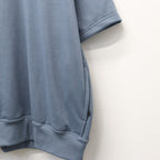 TECH SWEAT CREW S/S #SMOKE BLUE [BE-51026]