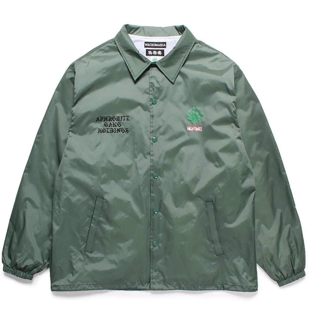 舐達麻 | HIGHTIMES | COACH JACKET #GREEN [NMD-HIGHTIMES-WM-BL01]