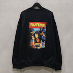 PULP FICTION | CREW NECK SWEAT SHIRT ( TYPE-5 ) #BLACK [PF-WM-SS11]
