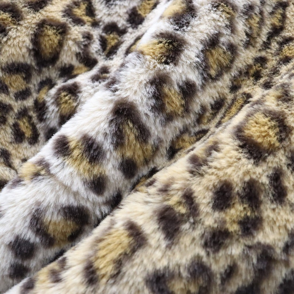 WILD THINGS | LEOPARD FUR HAPPY VEST ( TYPE-1 ) #BEIGE [26FW-WMO-WT05]