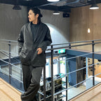 TECH EASY 斜紋褲 #炭灰色 [BP-33024W]