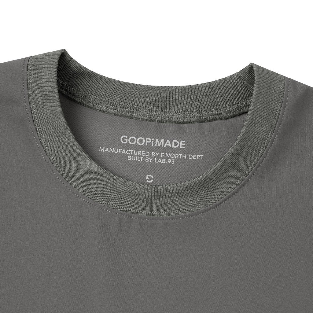 "WR-01T" 新款科技T卹（科技布料）#D-GRAY [GOOPI-25SS-JUN-01]