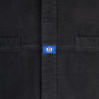 BRUSHED COTTON DESIGN BIG SHIRT #BLACK [CES29SH01]