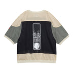 MD Temporal Distortion MESH SS TOP #BEIGE [CES30CS23]