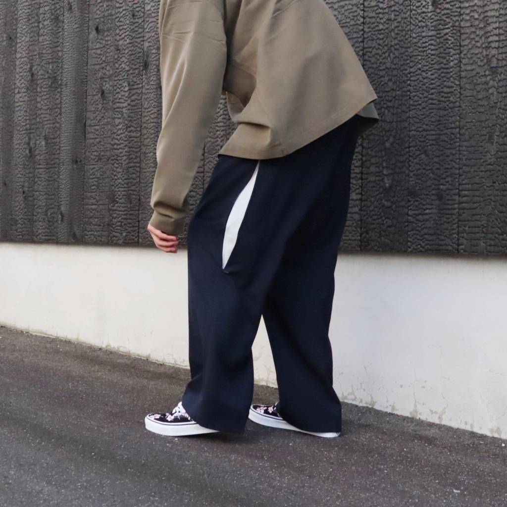 Ventilation Wide Slacks #Navy [SD26F-PT04]