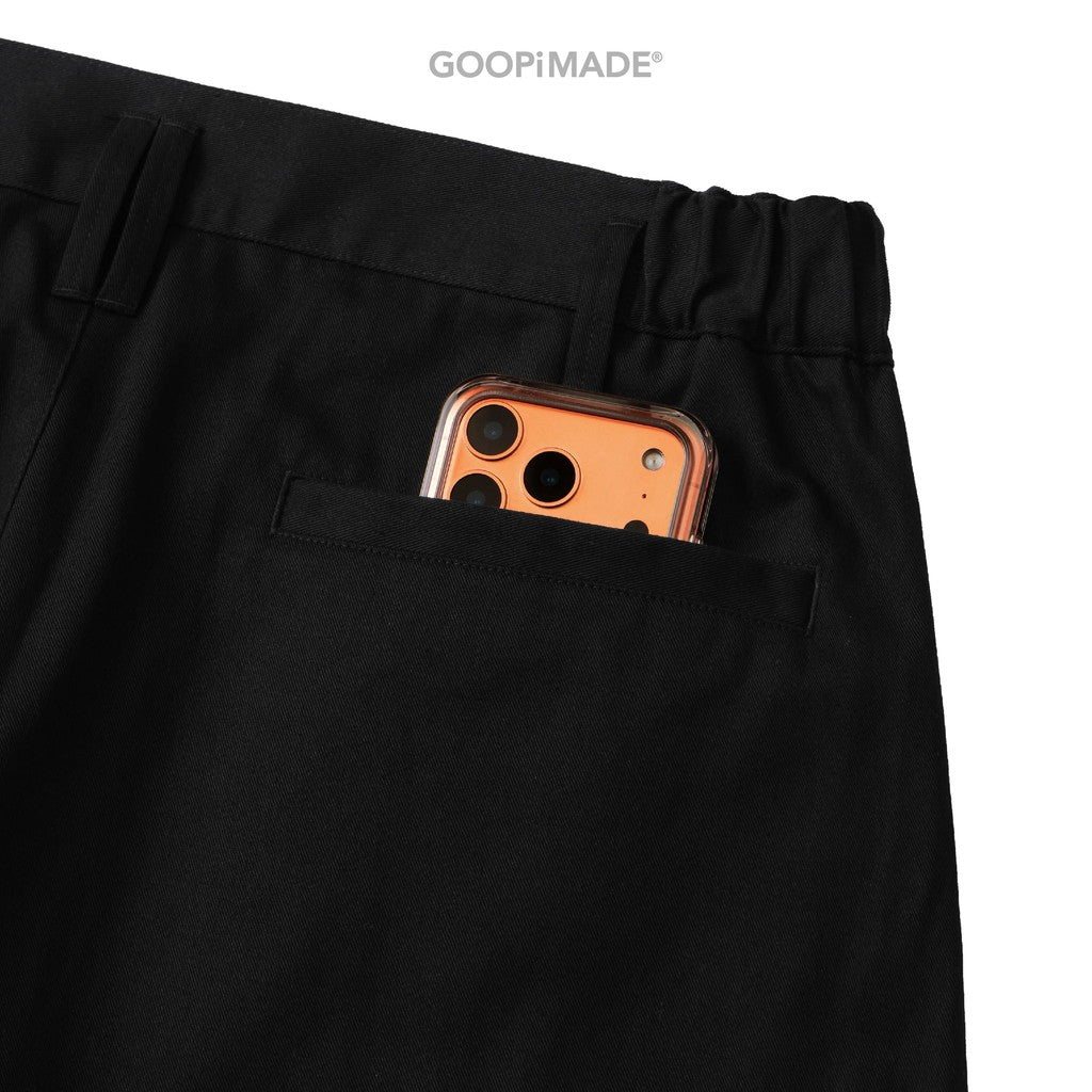 P1-T Black Pants-Tapered #Black [GOOPI-26SS-JUL-03]
