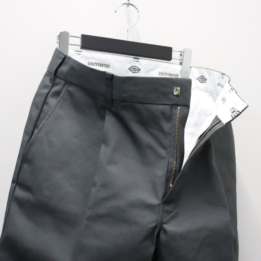 DICKIES | PLEATED TROUSERS #CHARCOAL [26FW-WMP-DC01]
