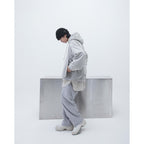 G7-H3 「Ｍantle」 Double-Layer Hoodie #L-GRAY [GOOPI-23AW-JAN-03]