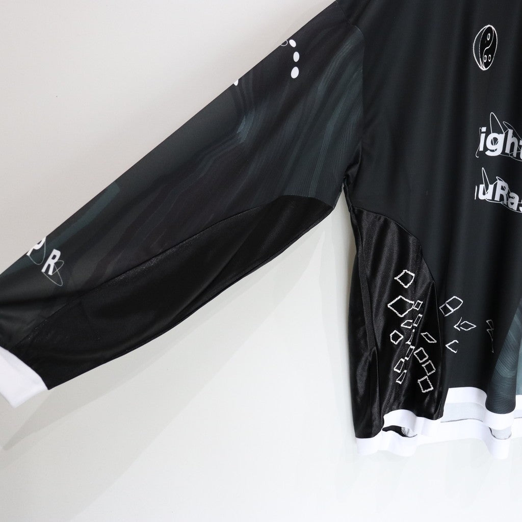 SauRas Being | L/S SOCCER JERSEY #Black [SS25-SRB03] – cocorozashi