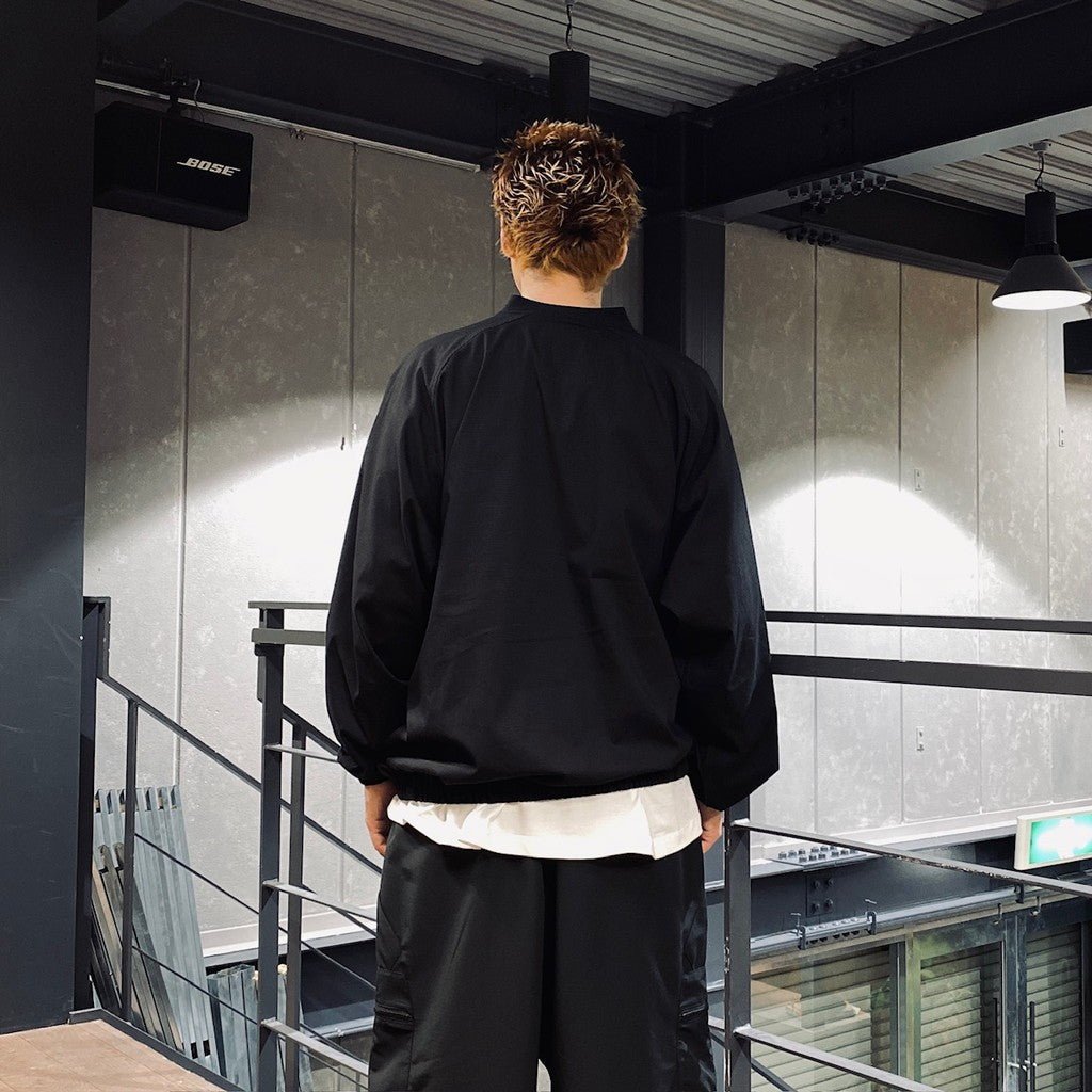 COLLEGE WIND SHIRT #Black [SS25-JK06]