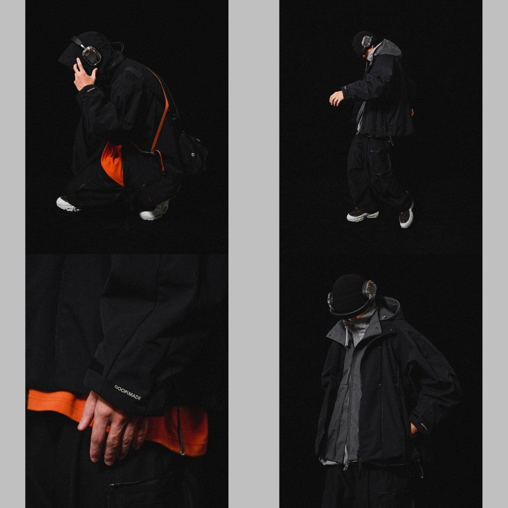 "8SE-01G" 專業實用登山派克大衣 #SHADOW [GOOPI-24AW-DEC-02]