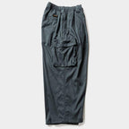 STRIPE BAGGY CARGO PANTS #Charcoal [SU26-B06]