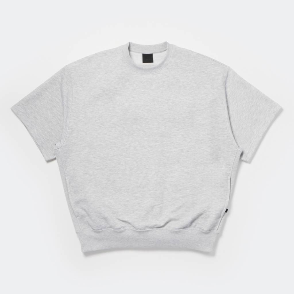 TECH SWEAT CREW S/S #HEATHER GRAY [BE-51026]