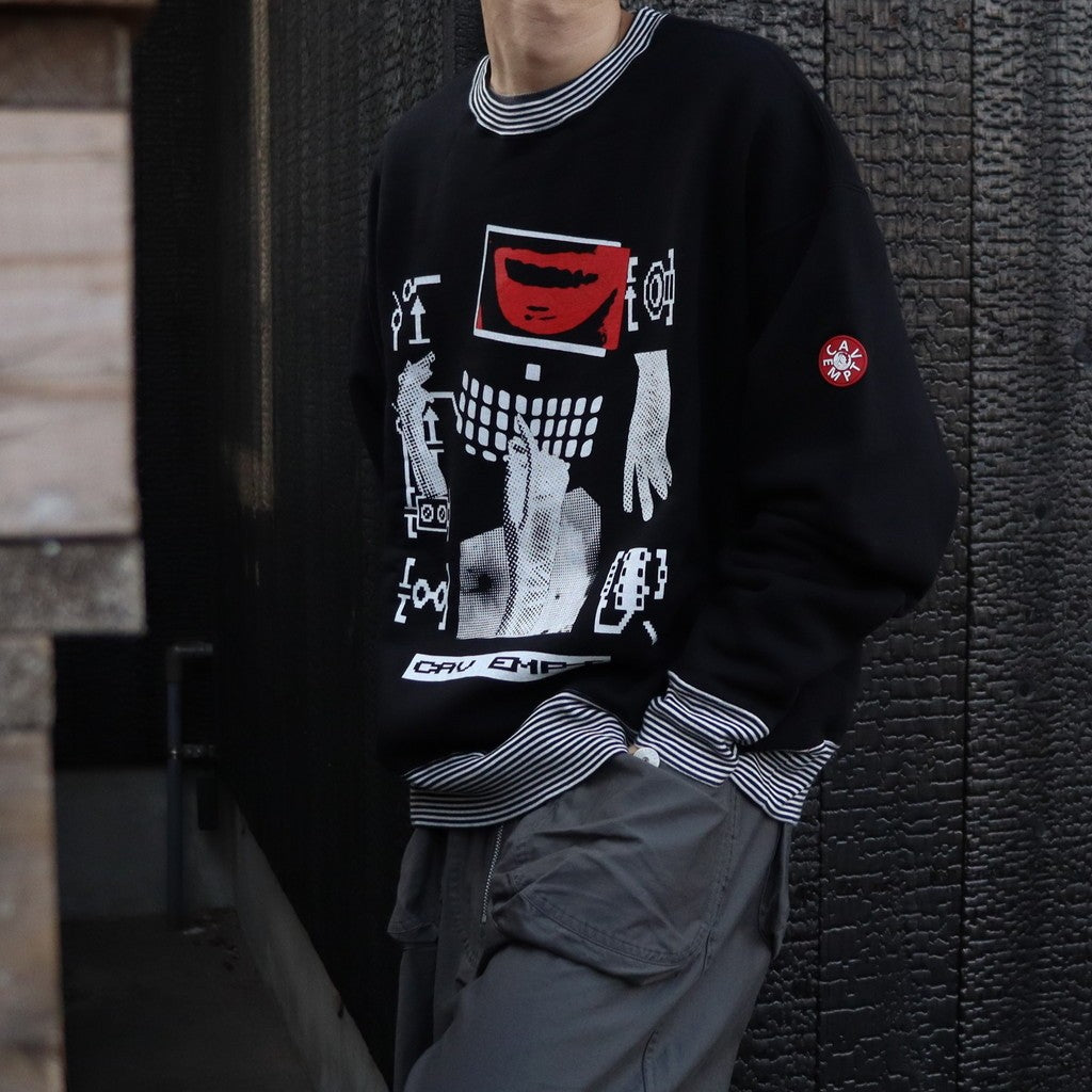 LIPS DISPLAY 圓領黑色 #BLACK [CES28CS04]