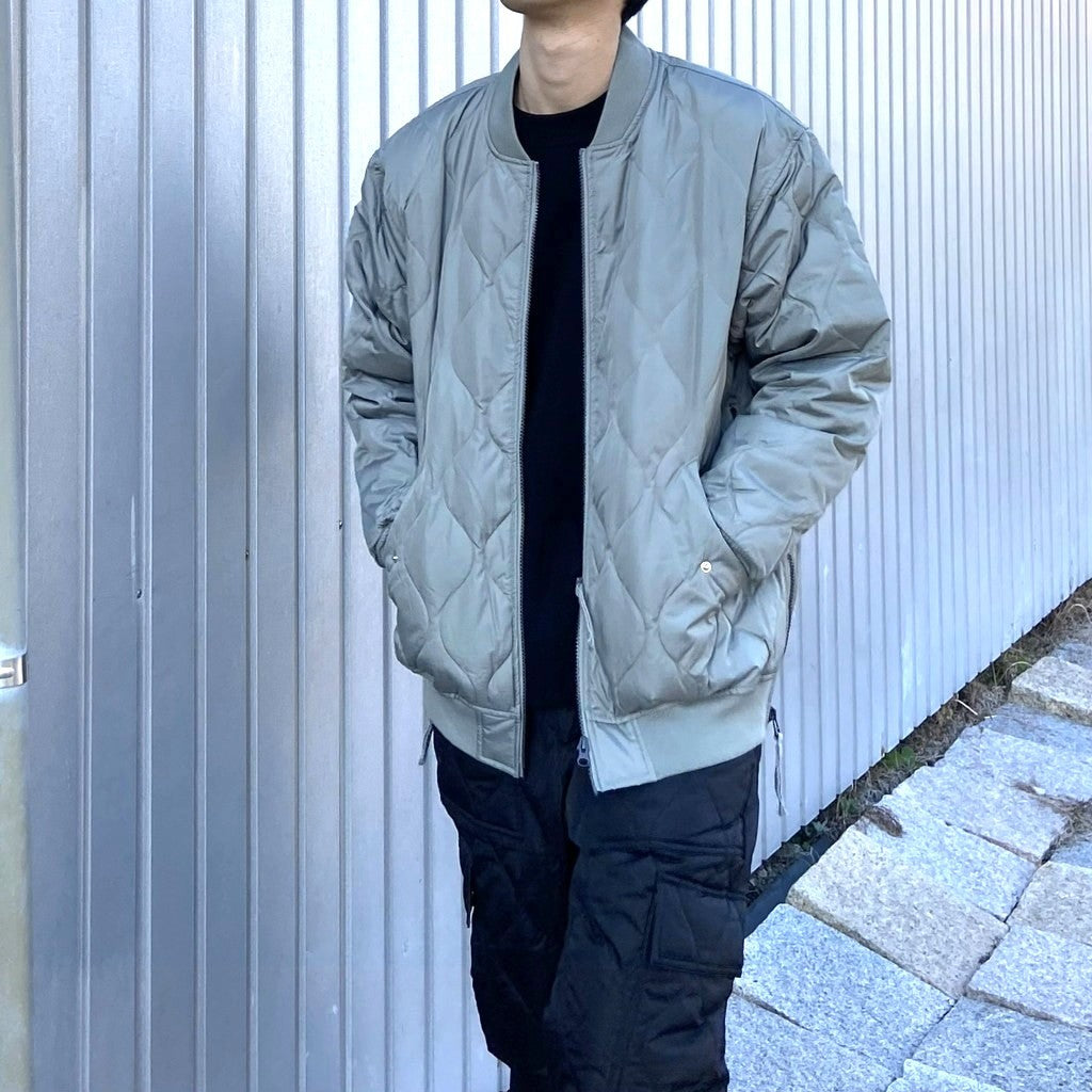 MILITARY MA-1 DOWN JKT #D.SAGE GREEN [TAION-111M1ML-1]