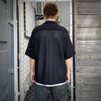 KNIT SHIRT #BLACK [25SS-WMK-KN24]