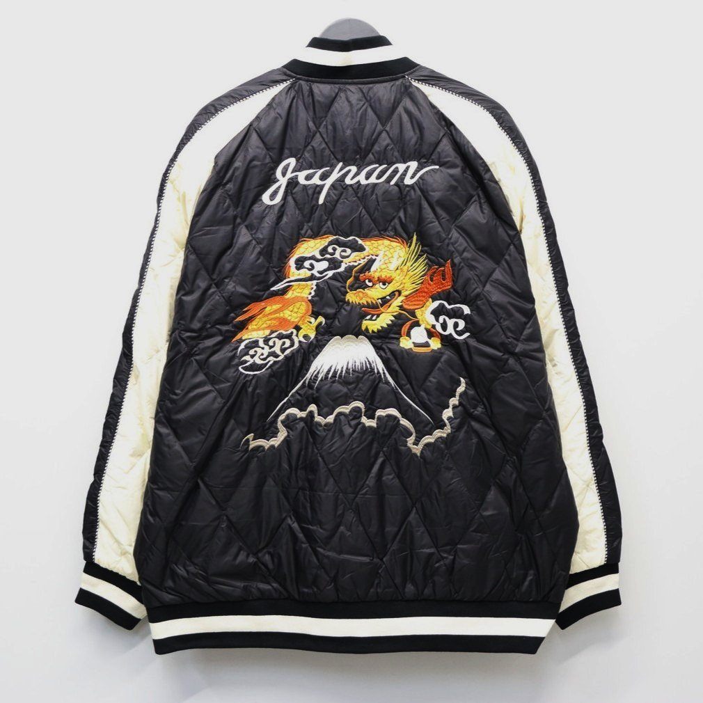 REVERSIBLE 「SKAJAN」 DOWN JACKET #BK×OFF / BK×D.PURPLE [TAION-JK04JS-N1]