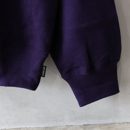 MIDDLE WEIGHT CREW NECK SWEAT SHIRT ( TYPE-2 ) #PURPLE [24FW-WMC-SS08]