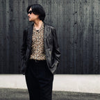 LEATHER JACKET ( TYPE-2 ) #BLACK [26FW-WMO-JK02]