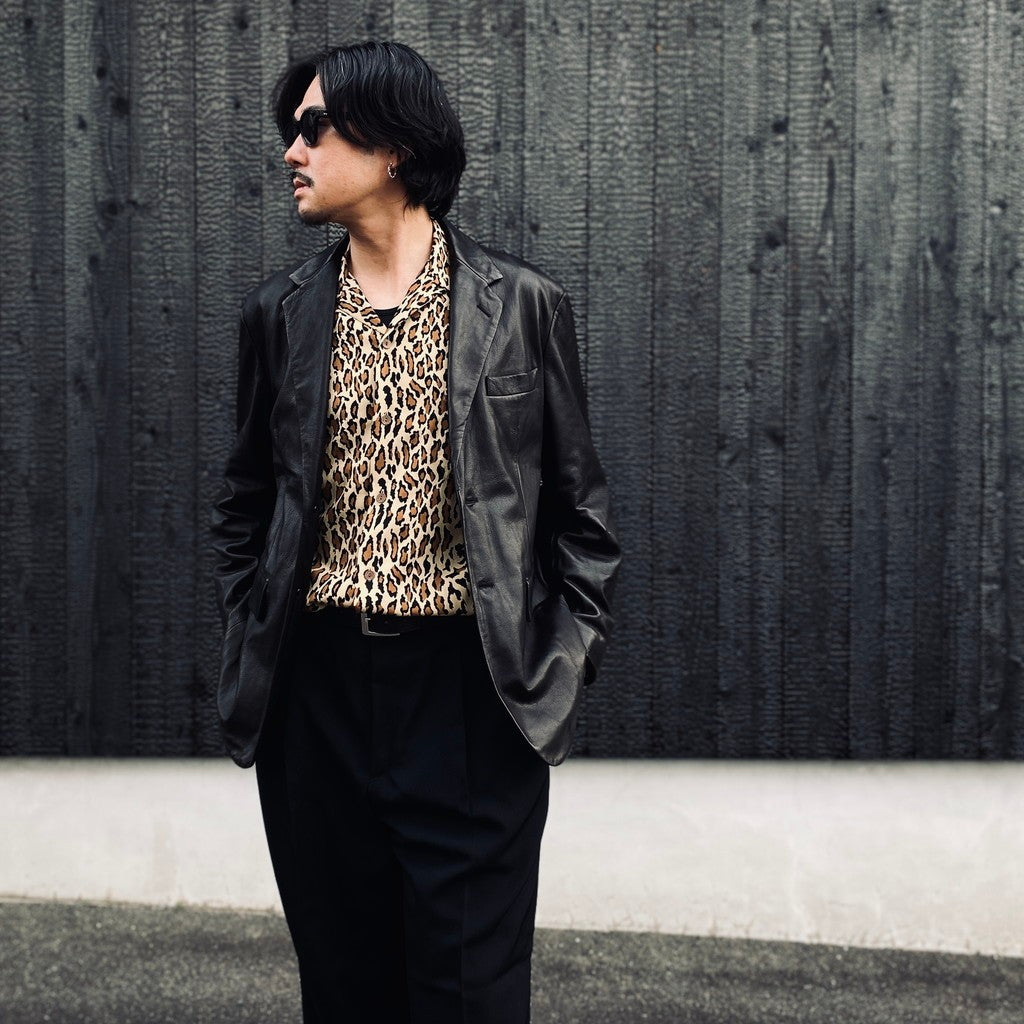 LEATHER JACKET ( TYPE-2 ) #BLACK [26FW-WMO-JK02]