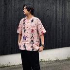 UFC | S/S HAWAIIAN SHIRT ( TYPE-1 ) #PINK [UFC-WM-HI01]