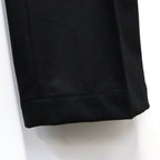 DOUBLE PLEATED WOOL TROUSERS ( TYPE-1 ) #BLACK [26FW-WMP-PT03]