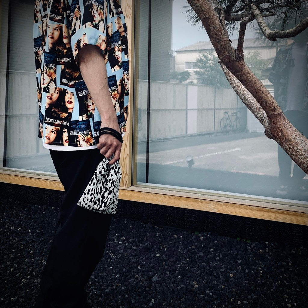 LEOPARD SHOULDER POUCH #IVORY [26SS-WMA-BG19]