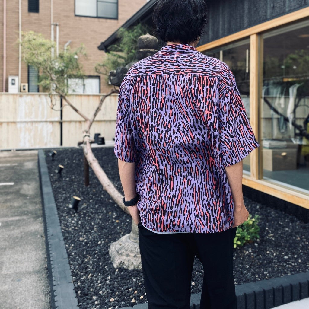 HAWAIIAN SHIRT S/S ( TYPE-4 ) #PURPLE [26SS-WMS-HI06]
