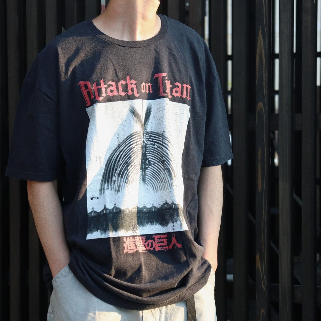「ATTACK ON TOTAN」 TEE #BLACK [tl25f064]