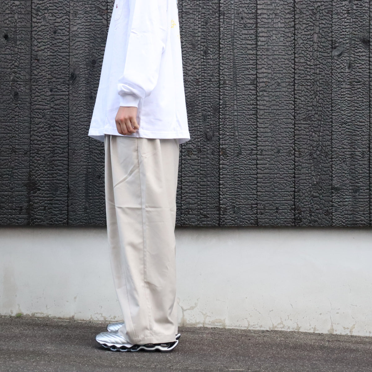 BAGGY SLACKS #Light Gray [FW26-B11]