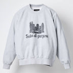 Skyscrapers Sweatshirts #Top Grey [SD26F-CT05]