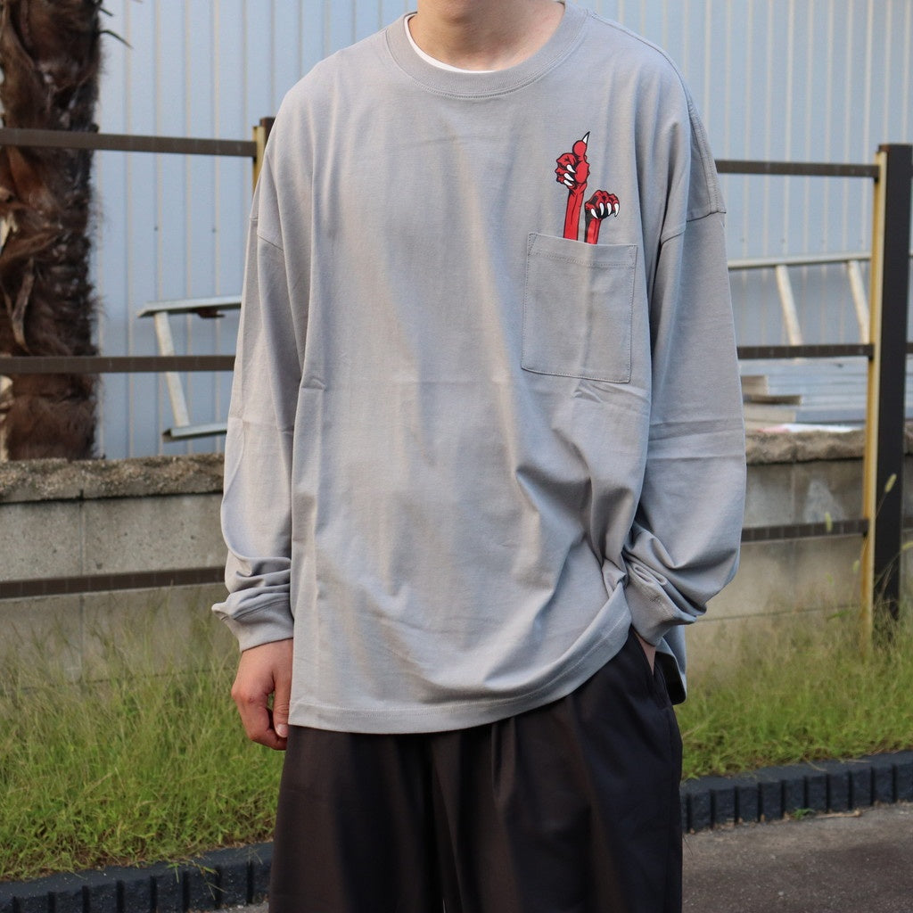 DEADKEBAB 長袖T卹 #灰色 [FW25-T02]