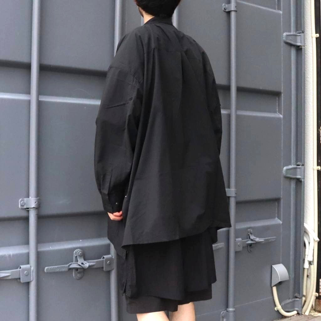 PERTEX UTILITY LONGLINE SHIRT #BLACK [FPA02261U0004]