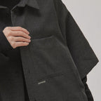 「GNV-S1」 SOFTBOX Oversized Strap Shirt #GRAY [GOOPI-24SS-APR-03]