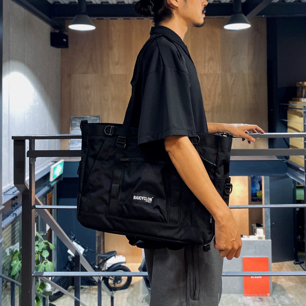 TOTE BAG #BLACK [BCL-17-ver2] - cocorozashi 三重県四日市市の