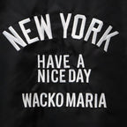 MLB | NY | REVERSIBLE VARSITY JACKET ( TYPE-1 ) #BLACK-BEIGE [MLB-WM-BL01]