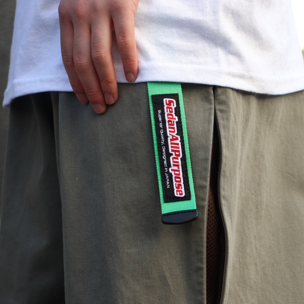 Skate Logo Nylon Web Belt #Green [SD26S-AC01]
