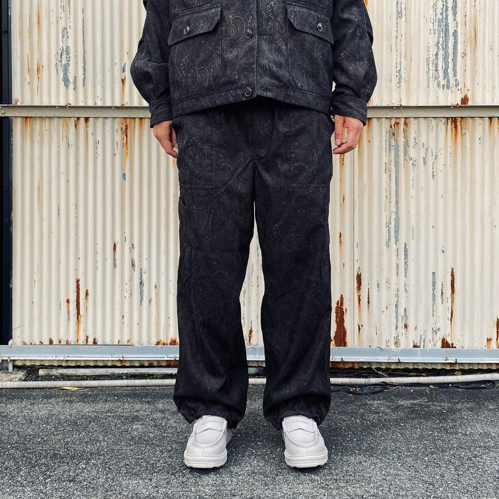 TECH MECHANICS PANTS CORDUROY PAISLEY #D.BROWN [BP-44026W]
