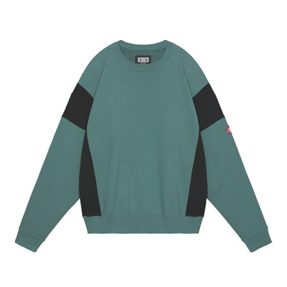 SIDE COLOUR CREW NECK #GREEN [CES26CS05]